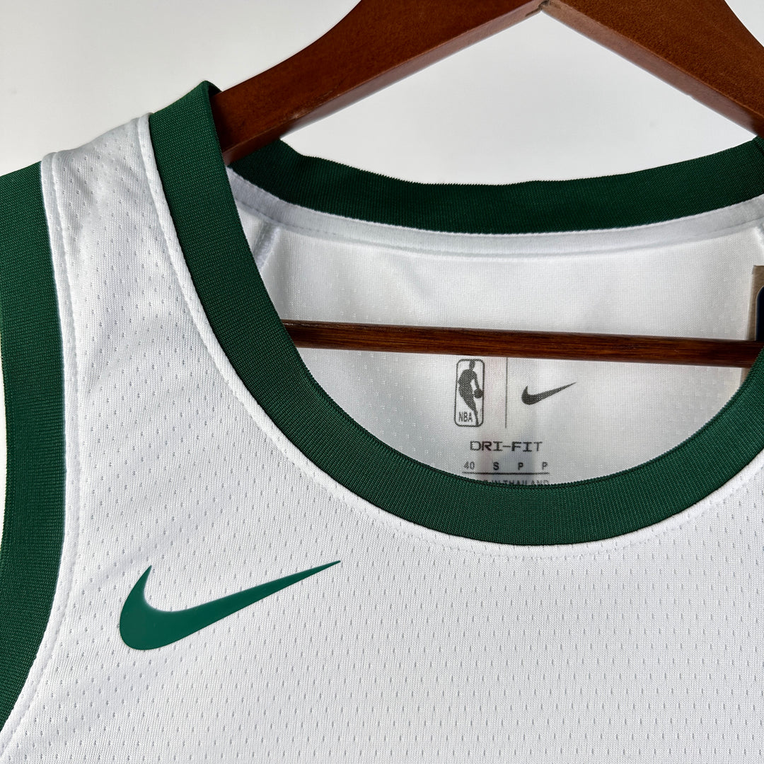 Camisa Regata NBA Unissex Boston Celtics Jayson Tatum  2024 NBA Nike Cream 2023/24 City Edition Swingman