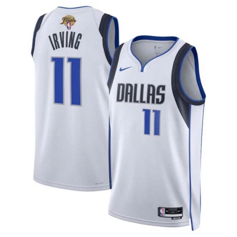 Camisa Regata NBA Unissex Dallas Mavericks Kyrie Irving 2024 NBA Final ...