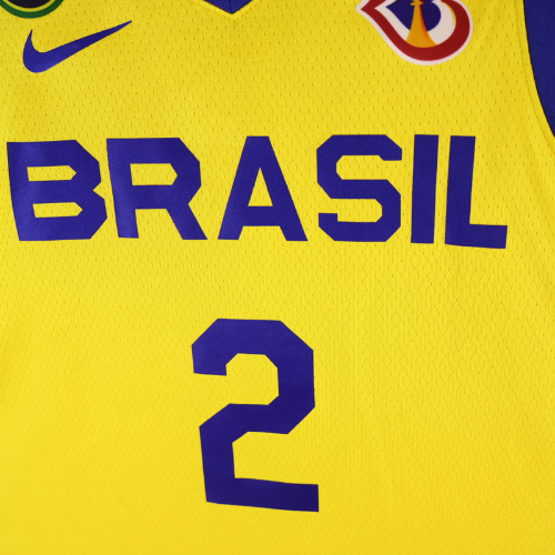 Camisa Regata Seleção Brasil Basquete 2023 YAGO #2
