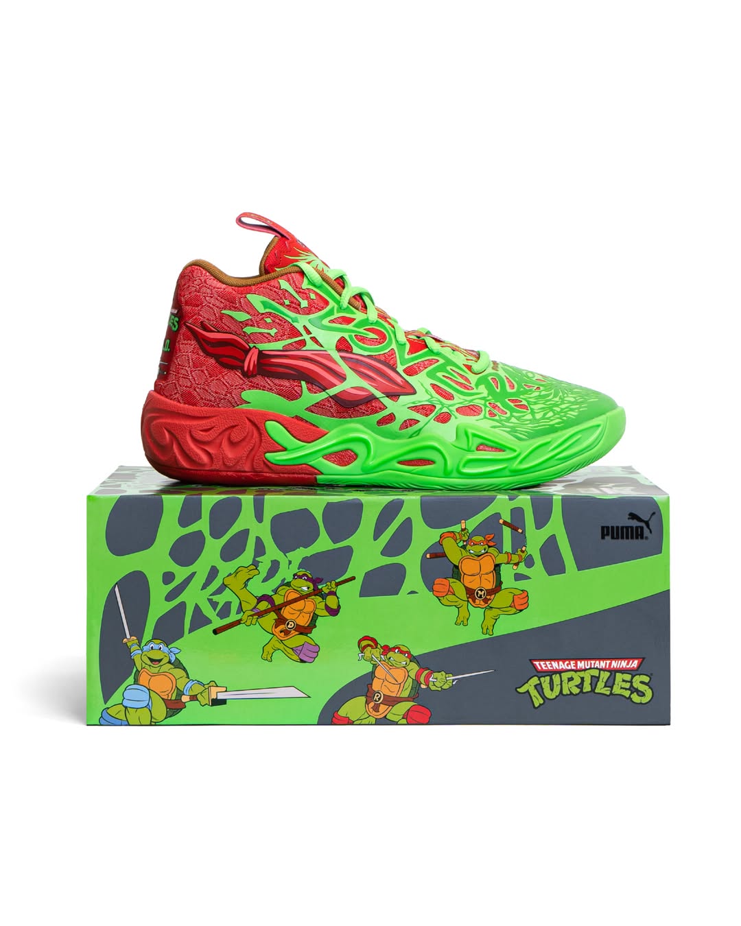 PUMA x LAMELO BALL x TMNT MB.04 Raphael and Donatello