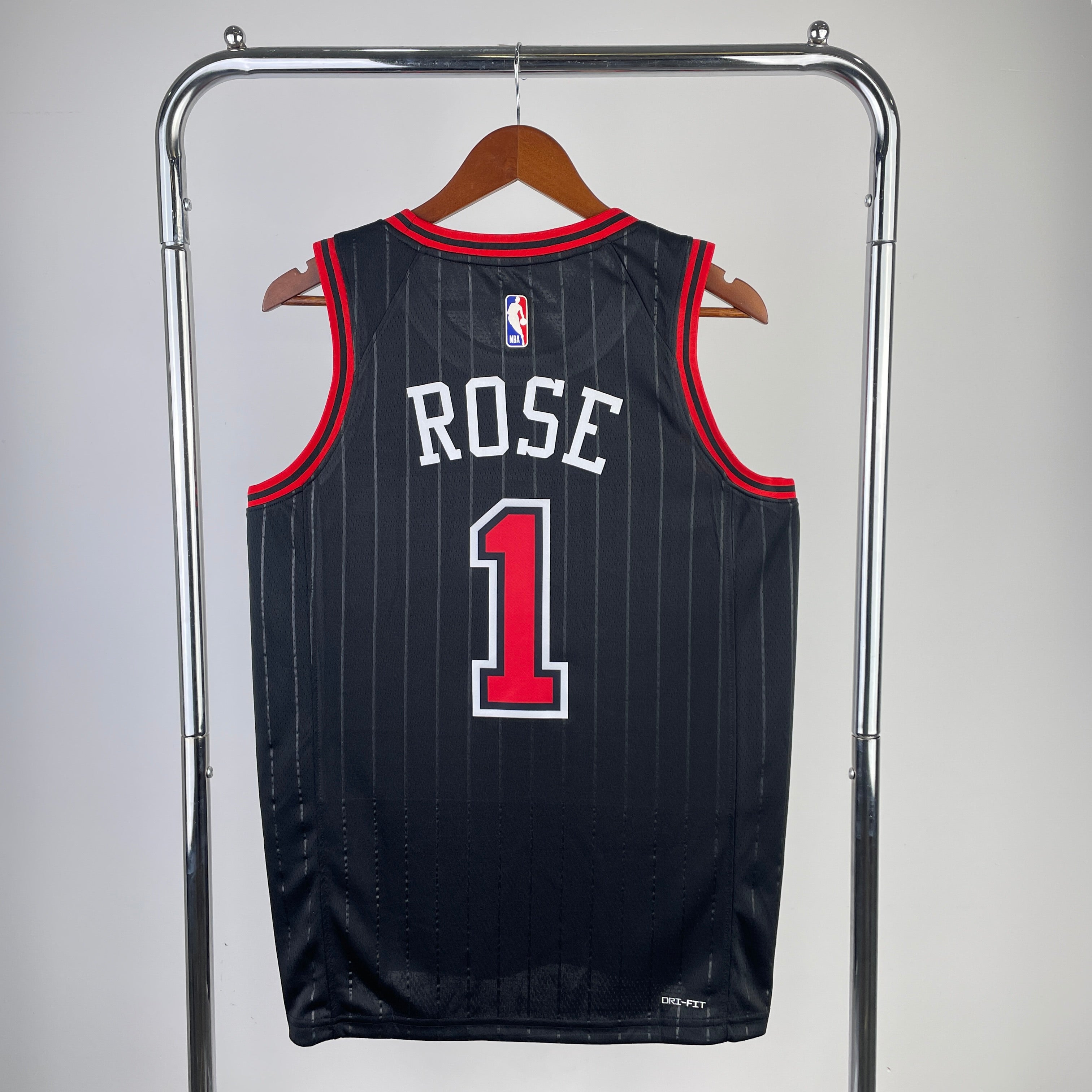 Camisa Regata NBA Unissex Chicago Bulls Derric Rose Jordan Brand Black