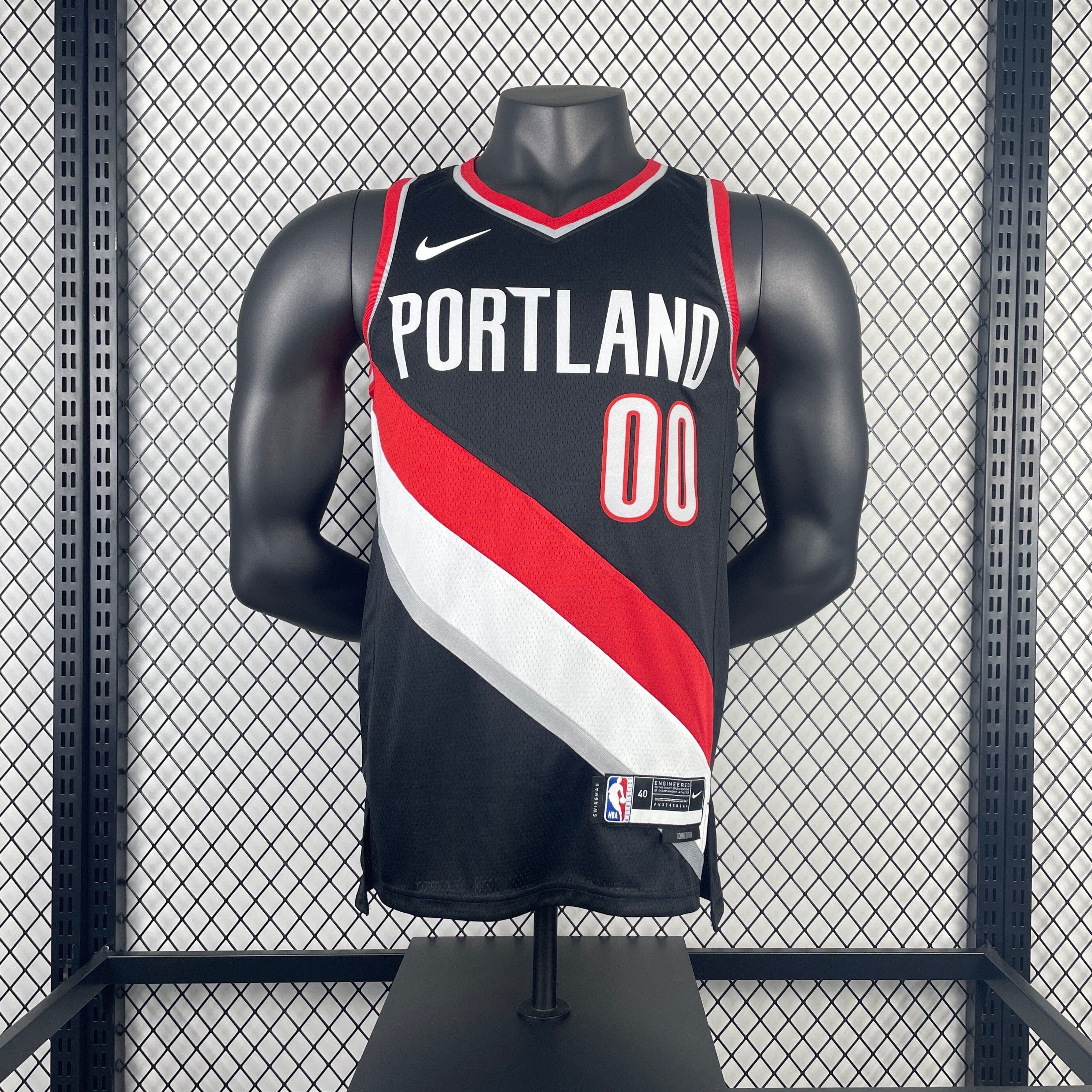 Camisa Regata Swingman Jersey - Icon Edition Unissex Portland Trail Blazers Scoot Henderson Nike Black 2023 NBA Draft