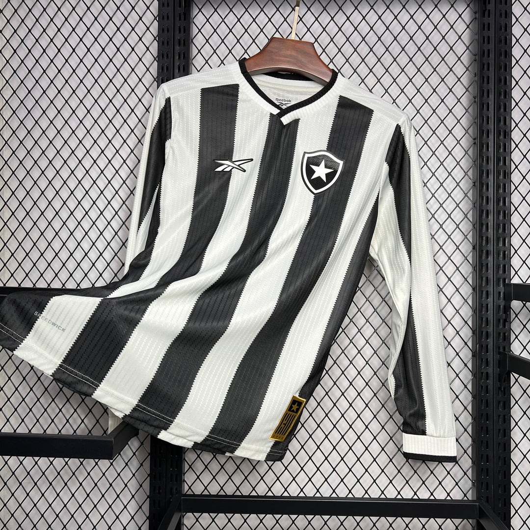 Camisa Home Botafogo 24/25 Masculina Long Sleeve