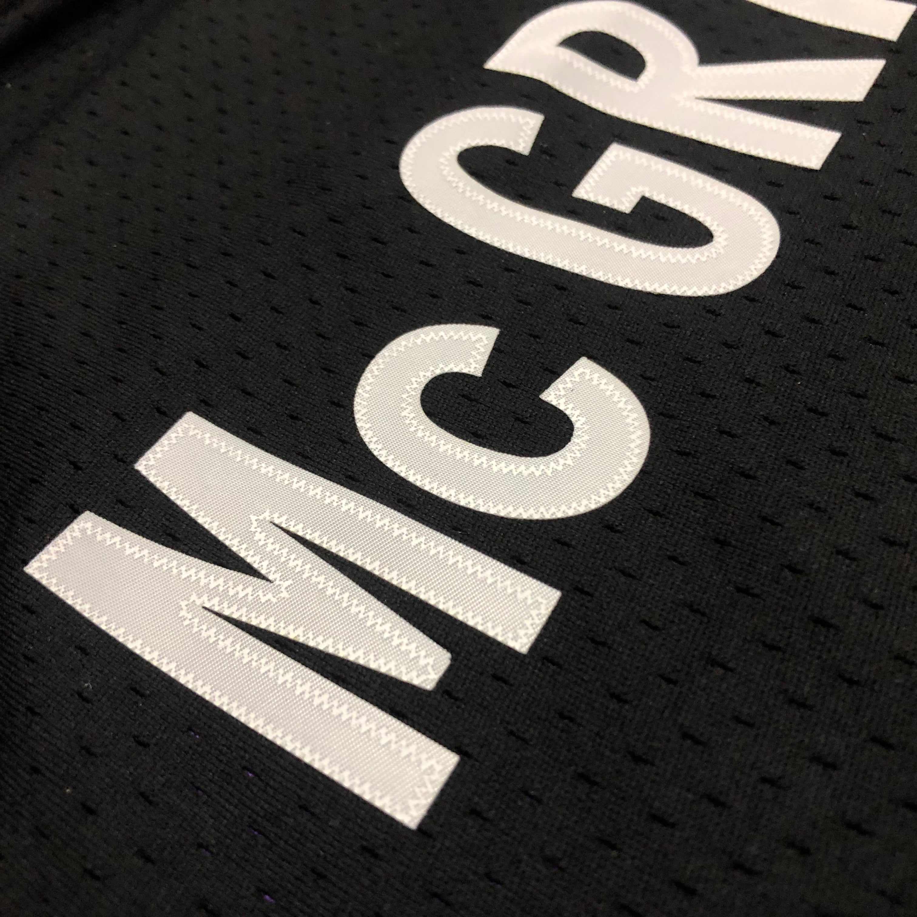 Camisa masculina Toronto Raptors Tracy McGrady Mitchell & Ness roxa 1999/00 Hardwood Classics Swingman