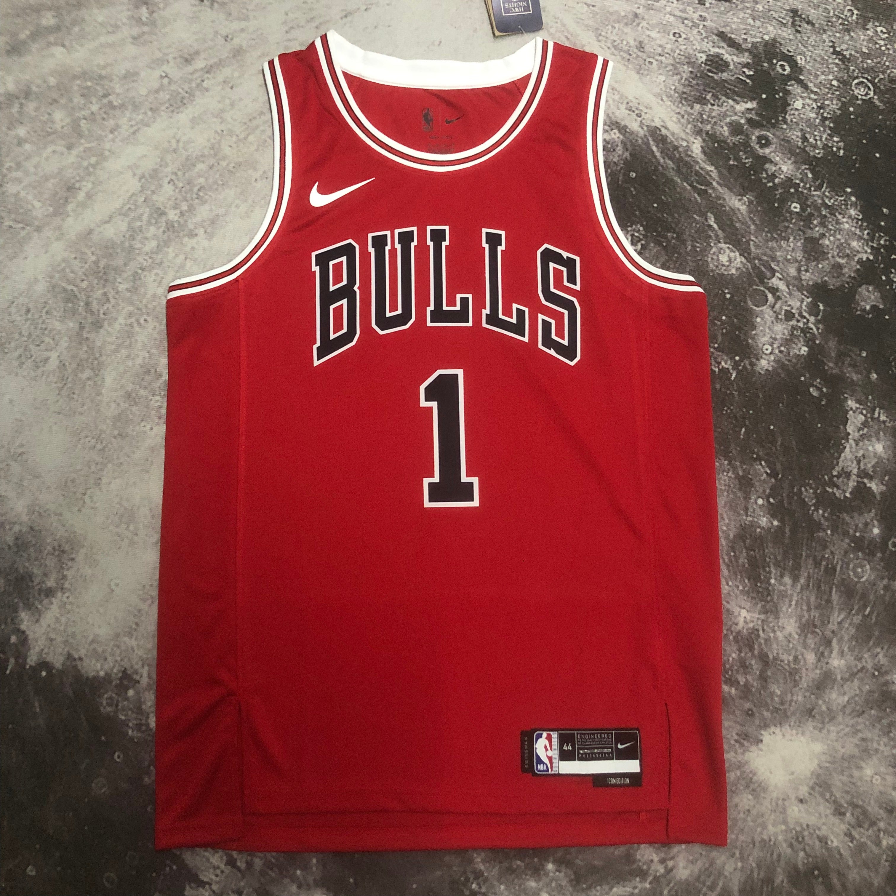 Camisa Regata NBA Unissex Chicago Bulls Derric Rose Nike Red Swingman