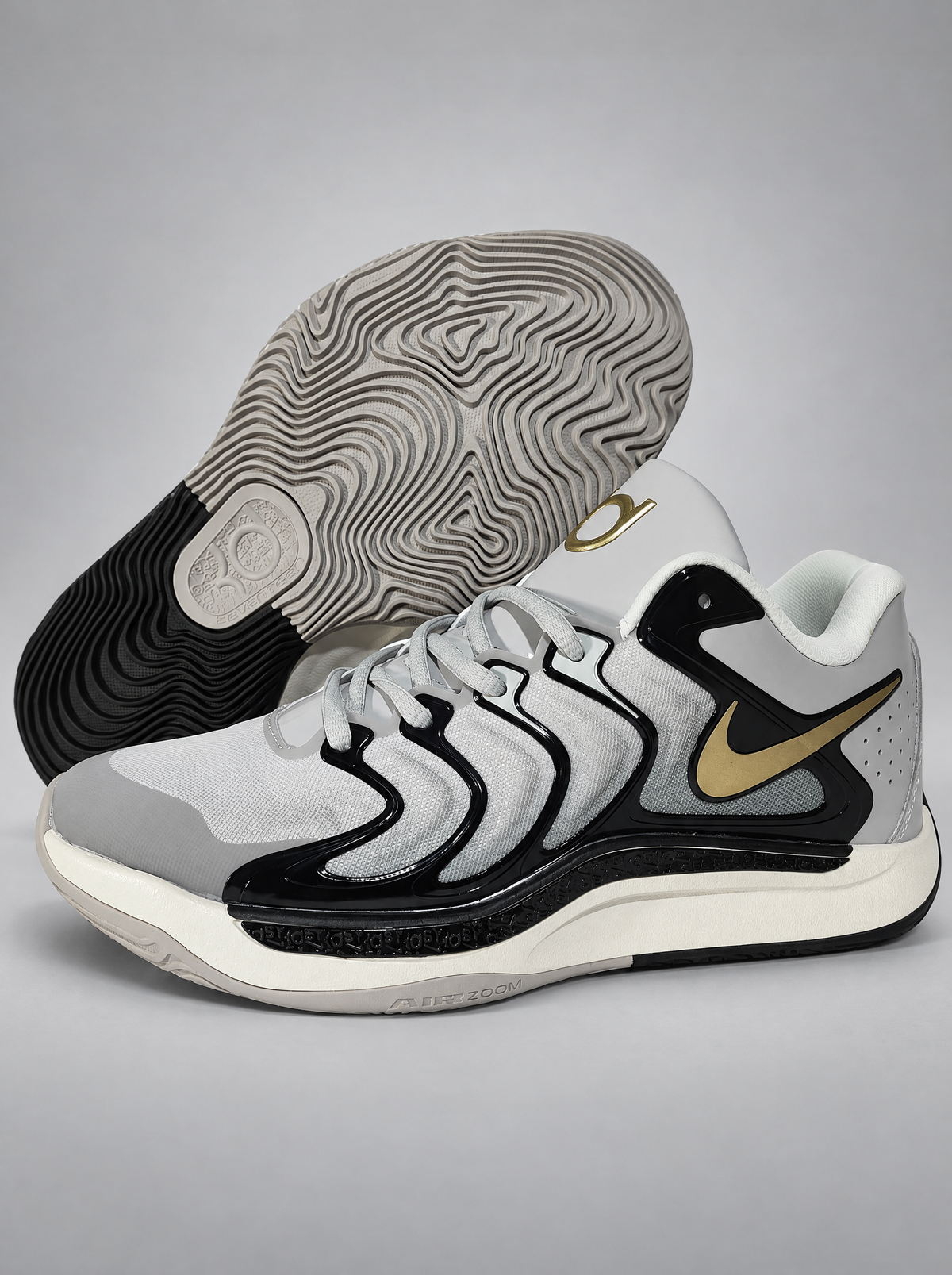 Nike KD17 "Light Iron Ore" Metallic Gold (Cópia) - BR 43  - PRONTA ENTREGA