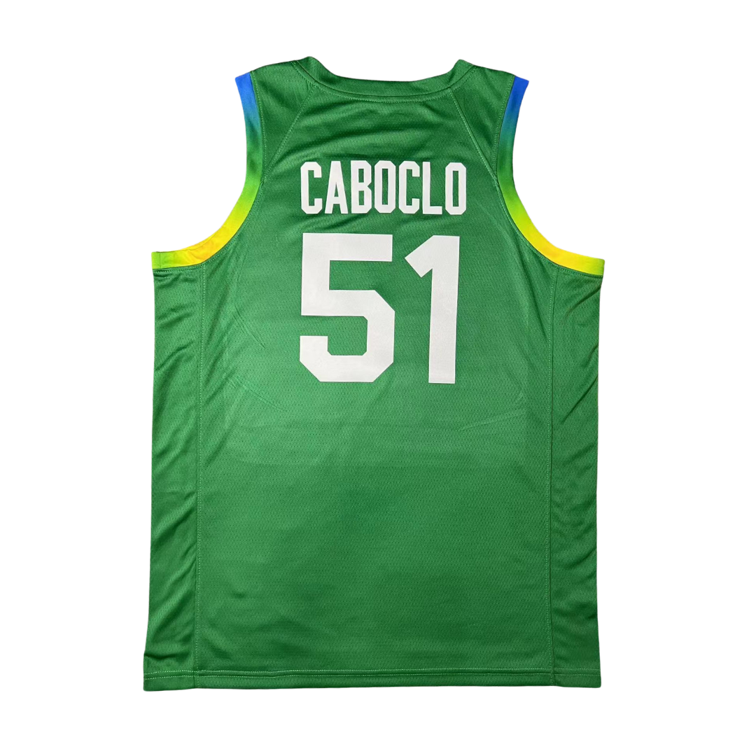 Camisa Swingman Regata Nike Seleção Brasil Basquete Unissex CABOCLO #51