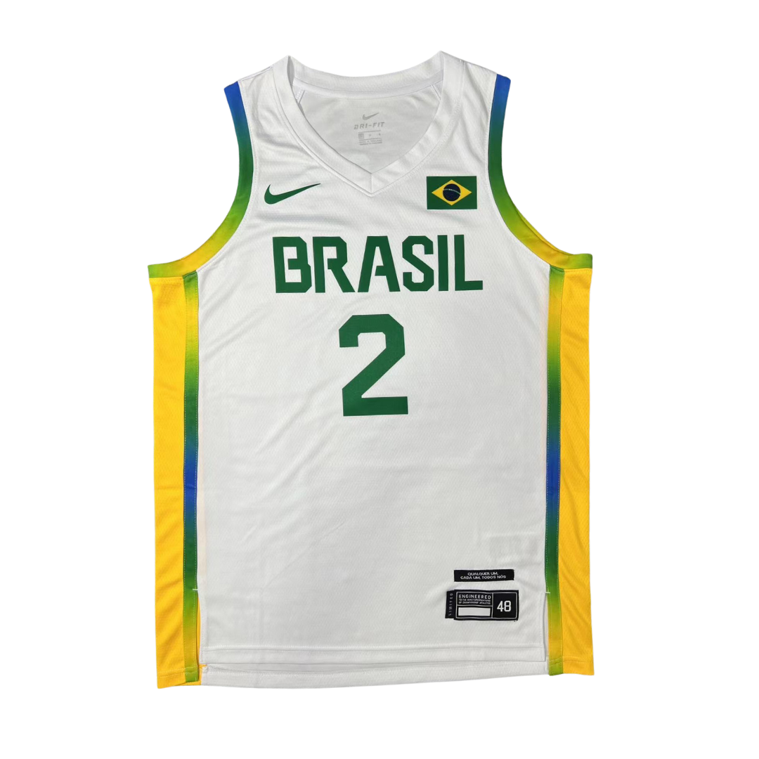 Camisa Swingman Regata Nike Seleção Brasil Basquete Unissex YAGO #2