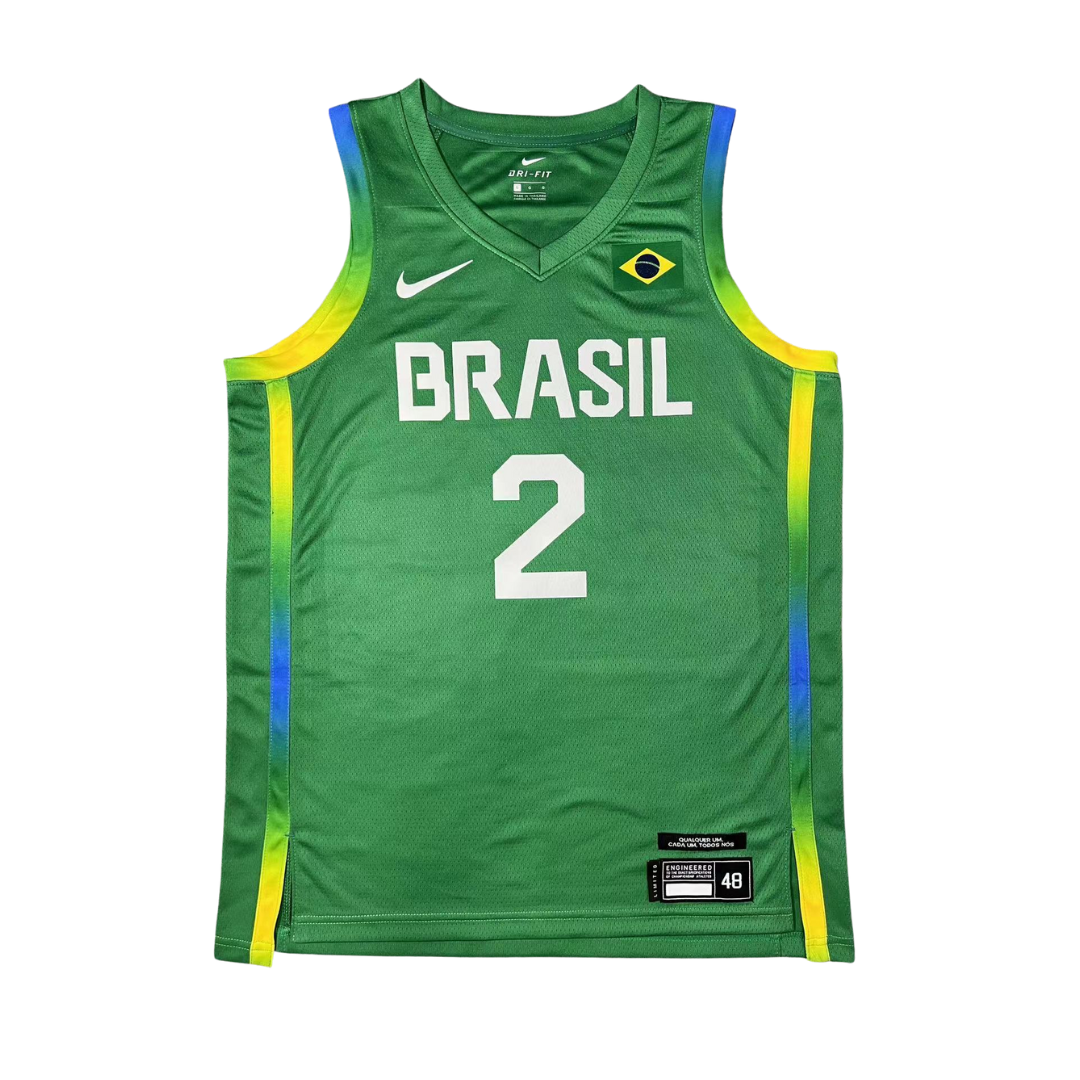 Camisa Swingman Regata Nike Seleção Brasil Basquete Unissex YAGO #2