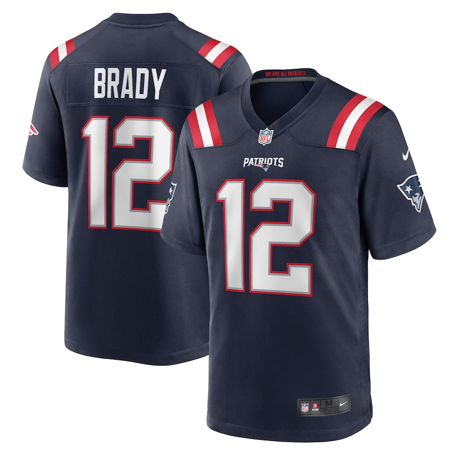 Camisa Nike Navy Game Aposentado do New England Patriots