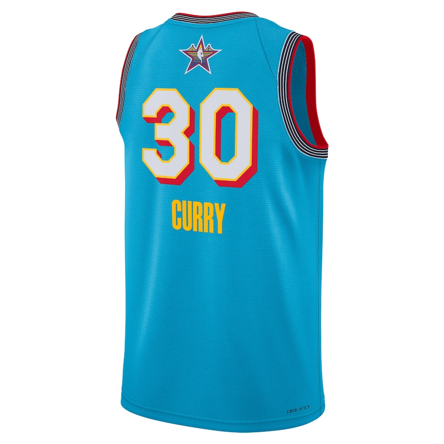 Camisa Regata NBA Unissex Stephen Curry Jordan Brand Light Blue 2025 N