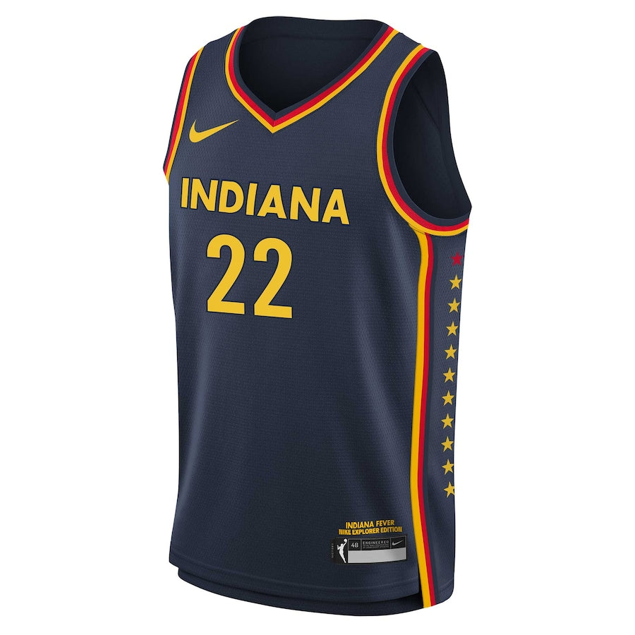 Camisa Regata WNBA Indiana Fever Caitlin Clark #22 Nike WNBA Draft First Round Pick Swingman Jersey