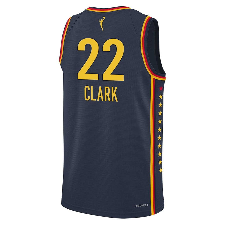 Camisa Regata WNBA Indiana Fever Caitlin Clark #22 Nike WNBA Draft First Round Pick Swingman Jersey