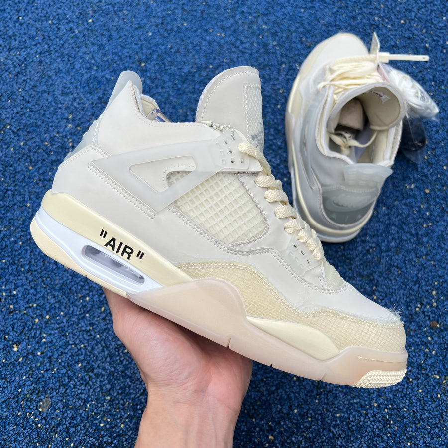 AirJordan 4 x Off-White  OW CV9388-100