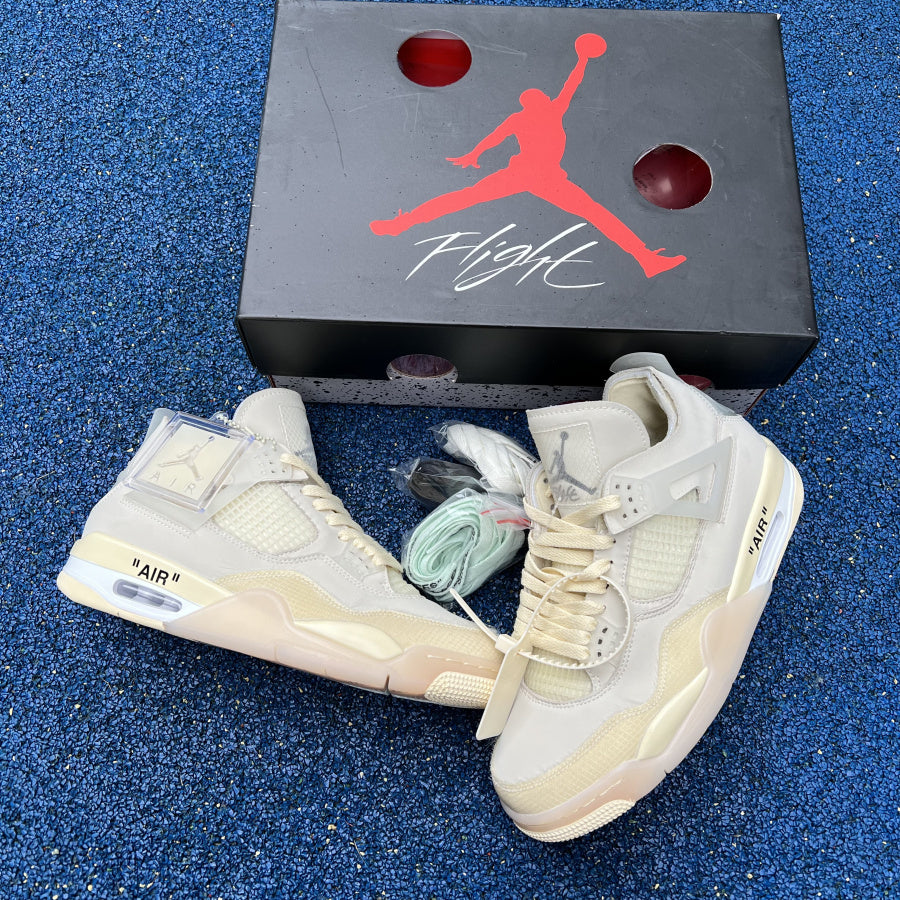 AirJordan 4 x Off-White  OW CV9388-100