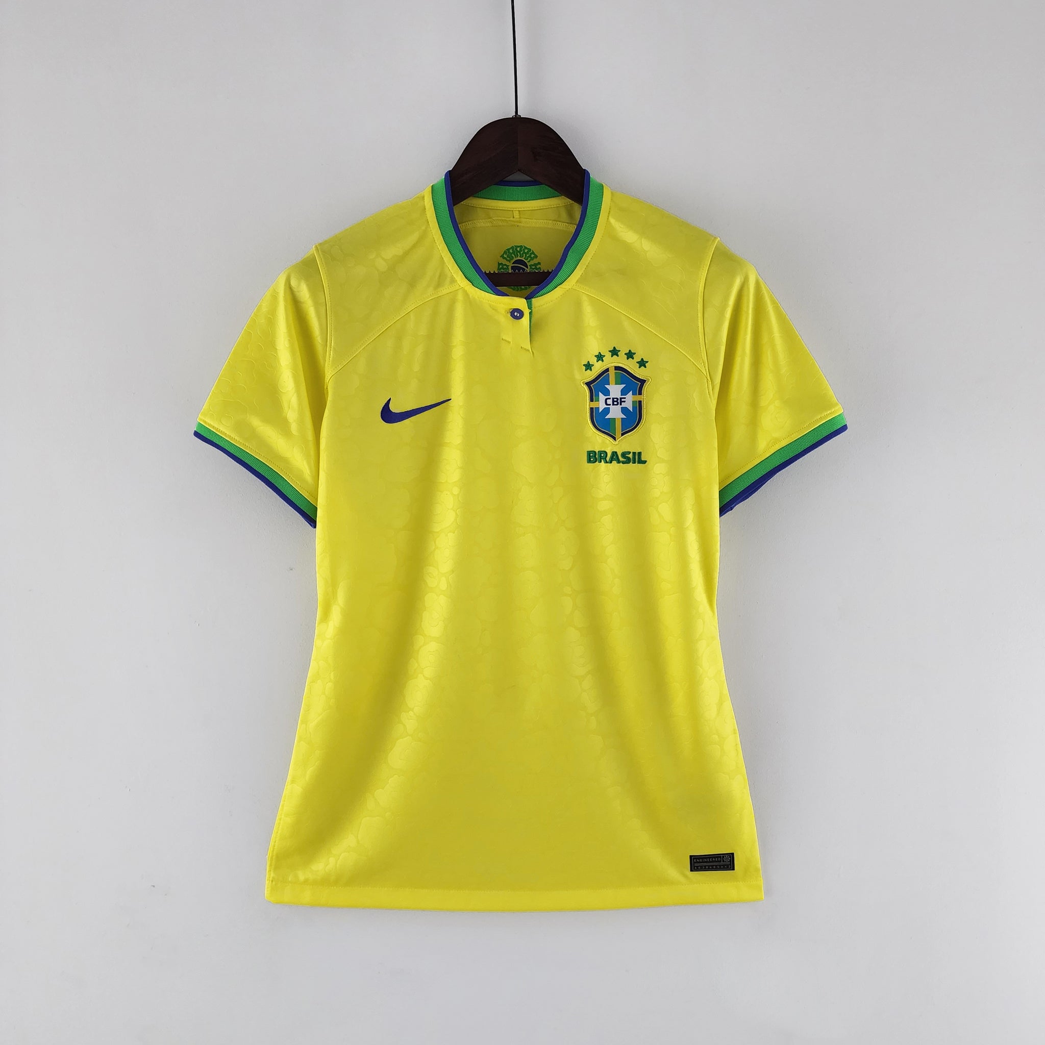 Camisa Nike Brasil II 2022/23 Torcedora Pro Feminina - Azul