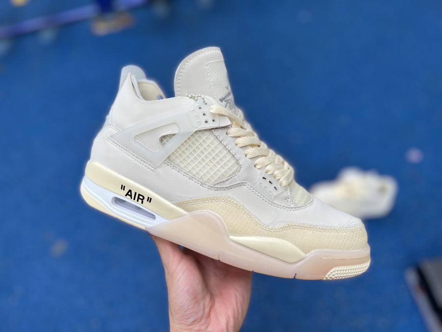 AirJordan 4 x Off-White  OW CV9388-100